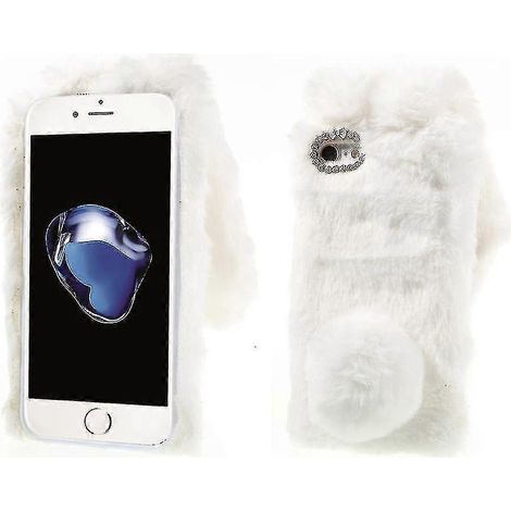 Handyhülle aus warmem TPU in Hasenform für iPhone SE (2020)/SE (2022)/8/7 (4,7 Zoll)-White