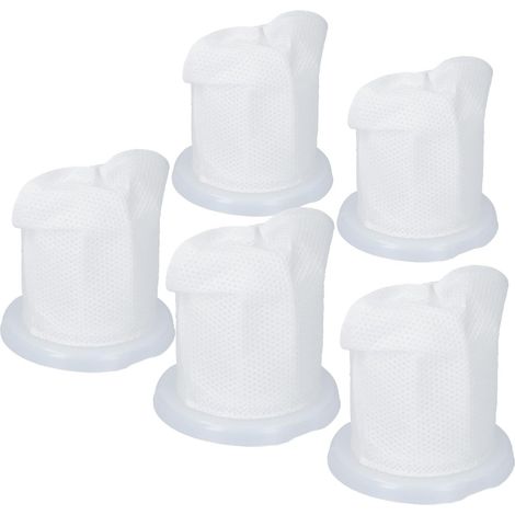 5 filtres à poussière adaptés au Vorwerk Kobold VC100 Set de filtres Aspirateur à batterie VC100 Filtre d'aspirateur Pièces de rechange Aspirateur à main Unité de filtre Accessoires (1/5)