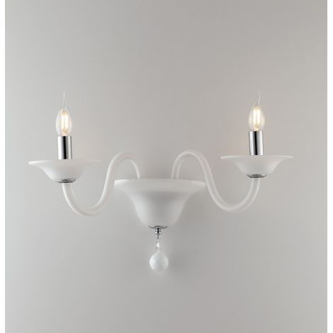 "Applique SOFFIO in vetro bianco" (1/3)
