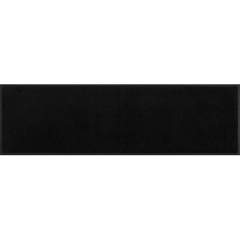 Tapis de Sol, 35x120cm, intérieur et extérieur, Lavable, Noir (1/5)