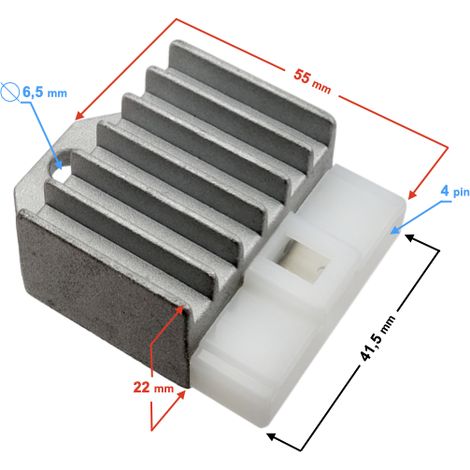 Régulateur de tension pour scooter 4T Challenger Yiben (1/5)