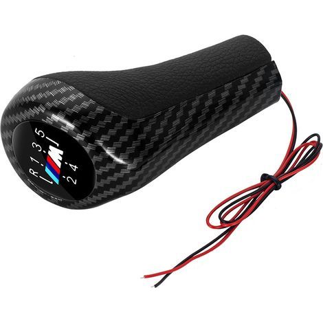 Passend für BMW E30, E60 und E84, beleuchteter 56-Gang-Schaltgetriebe-Schaltknauf, Standard blaues 6-Gang-Schaltgetriebe, ein Stück pro Packung. (1/4)