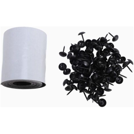Sangle de poutre en faux bois 5 pieds en cuir PVC flexible auto-adhésif ruban de masquage de plafond décoratif pour volet de cabine architectural 6 cm/2,36 pouces (1/5)