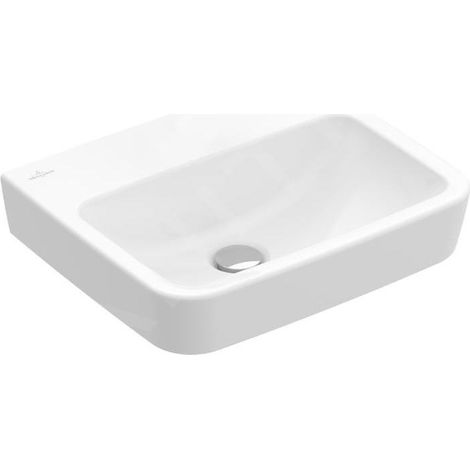 Lavabo VB O.novo 450x370mm Rectangulaire sans bonde. Blanc Alpine AntiBac cplus (1/4)