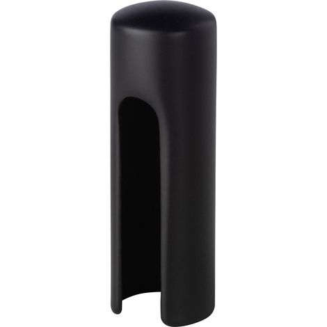 Alpertec Aufsteckhülsen für Türgarnituren Nylon schwarz Ø 16 mm 4 Stück
