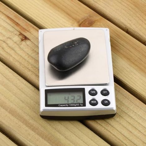 1 Balance de poche, précision 0.1g, capacité 1000g, écran LCD, acier inoxydable, cuisine, bijoux (1/4)