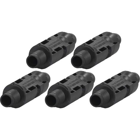 Packung mit 5 PV-BMC MC4 Stecker-Buchse-Solarsteckern, leer, CE+TÜV+ROHS+REACH219 zertifiziert, 1000V, für Photovoltaikmodule. (1/5)