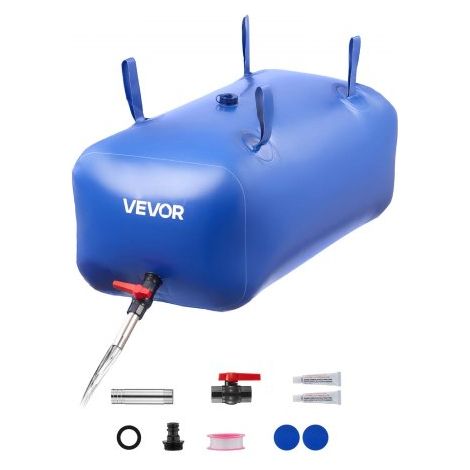 Wasserspeicherblase, 113 L PVC-Weichwasserbeutel, Wasserspeicherbehälter, auslaufsicherer & verschleißfester Wohnmobil-Wassertank für die Bewässerung von Outdoor, Wohnmobil, LKW (1/5)