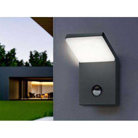 Trio Leuchten LED Sensor-Außen-Wandleuchte Pearl anthrazit Bewegungsmelder Außen-Wandleuchte (1/5)