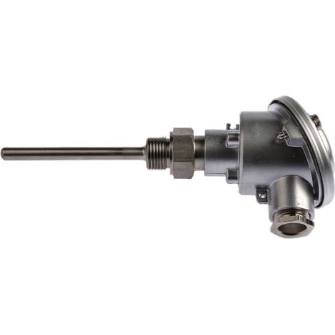 Capteur RTD PT100 RS PRO, Ø 8mm, L.100mm, +250°C max, Tête de connexion ( Prix pour 1 ) (1/3)