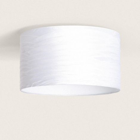 Lampada da Soffitto Tessuto Marissa Bianco