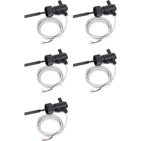 Interrupteur de niveau d'eau 5X FS-10 100V, capteur de niveau haute précision, contrôle de niveau d'eau réglable, interrupteur à flotteur (1/5)