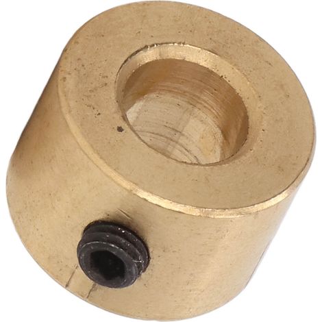 9 mm / 0,35 Zoll Messing-Bohranschlag, Bohranschlaghülse, Tiefenpositionierungsring, Holzbearbeitungszubehör für Bohrmaschinen. (1/5)