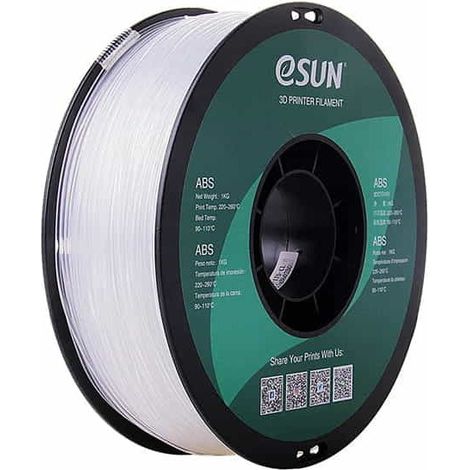 Filamento ABS 1,75mm 1kg Trasparente
