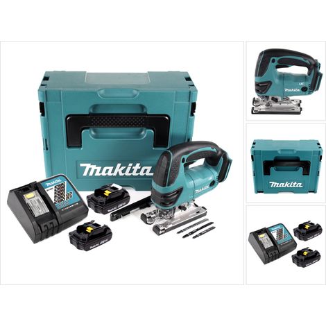 Sierra de calar sin cable Makita DJV 180 RYJ 18V + 2x batería 1.5Ah + cargador + Makpac (1/5)