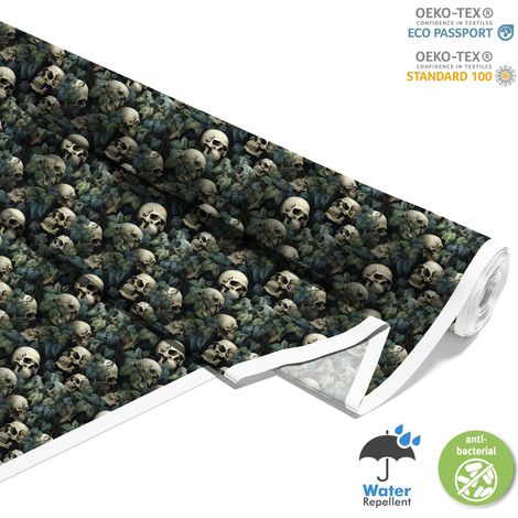 TESSUTI DECORATIVI PER ESTERNI OXFORD - Motivo Teschio I DX4711 (1/5)