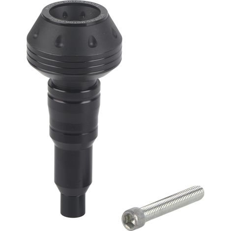 Protection anti-chute pour cadre d'échappement de moto en alliage d'aluminium CNC, capuchon anti-collision noir (1/5)