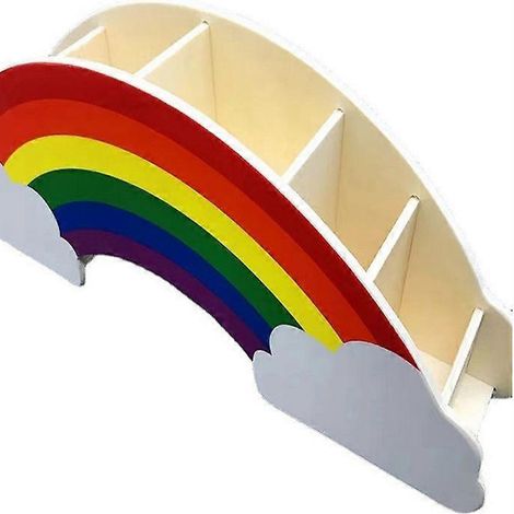 Regenbogenfarbener Stiftehalter/Organizer für kreative DIY-Dekoration – Schreibtischaufbewahrung – für Schüler (1/5)