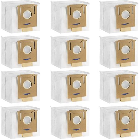 12 Staubsaugerbeutel für ECOVACS DEEBOT N8+, N8 Pro+, N8 Pro Plus, T8, T8+, T8 AIVI, T8 AIVI+, T8 MAX, T9+, DX93, DDX96 und Yeedi Staubsaugerstation. – AquaForge (1/4)
