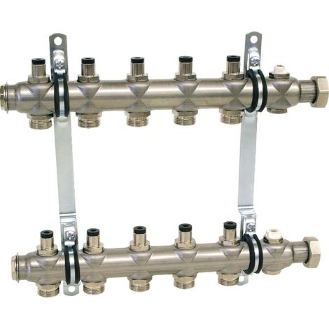 Repartiteur de chauffage Strawa Type e-class 5505 5groupes ecrou chapeau 1 ,