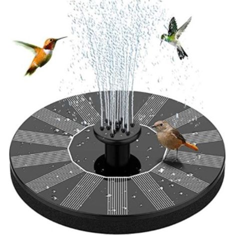 Fontaine solaire, système de pompage solaire avec pompe à eau solaire, panneau solaire flottant