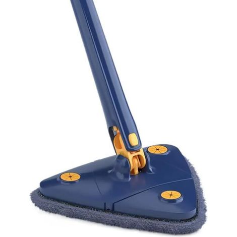 Balai de Nettoyage Rotatif à 360 ° Balai de Nettoyage Triangle télescopique avec Fonction de Compression Automatique de l\'eau (1/4)