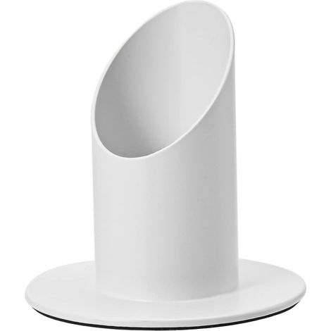 Porte-Bougie pour Bougie de Communion, Support en métal Blanc Mat Polyvalent pour différents Types de Bougies tels Que Les Bougies à Tige, Les Bougies cylindriques, ø 40 mm. (1 pièce) (1/5)
