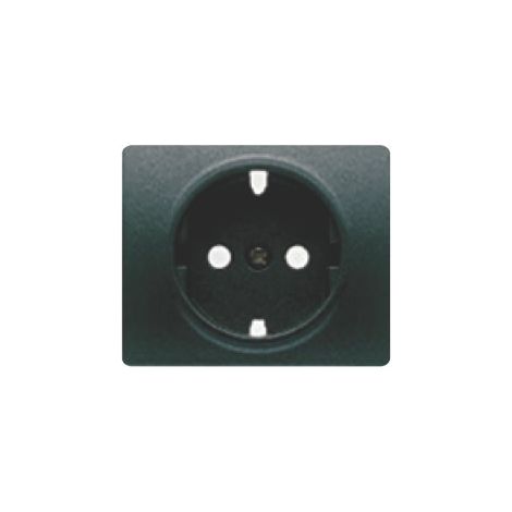 Tapa base enchufe seguridad antracita cosso BJC Mega 22724-AC