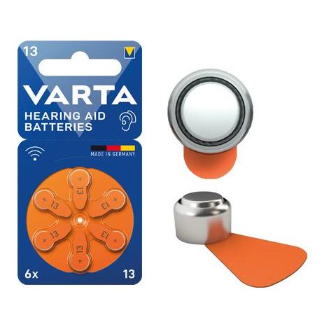 PILE ACUSTICHE VARTA 13 BL.6 PZ.