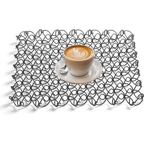 Dessous-de-plat inox résistant chaleur – support élégant pour pot chaud cuisine & table (1/4)