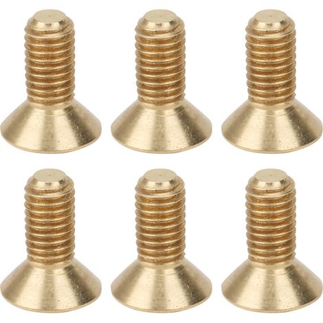 50 vis à six pans creux plats M3 en cuivre pur, tête fraisée, outil de quincaillerie industrielle M3 x 8 (1/5)