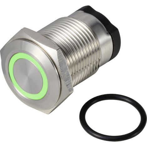 TRU COMPONENTS TC-13224148 ONPOW6316F-10E/Q/G/12V/S Drucktaster 36 V DC/AC 2 A 1 x Aus/(Ein) tastend (1/3)