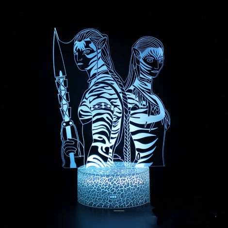 Lampe de table tactile LED, 16 couleurs, pour la table de chevet, le bureau, le salon ou comme élément décoratif.-AquaForge