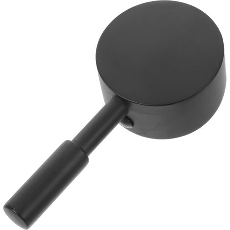 de robinet de salle de bain en métal noir avec cartouche de