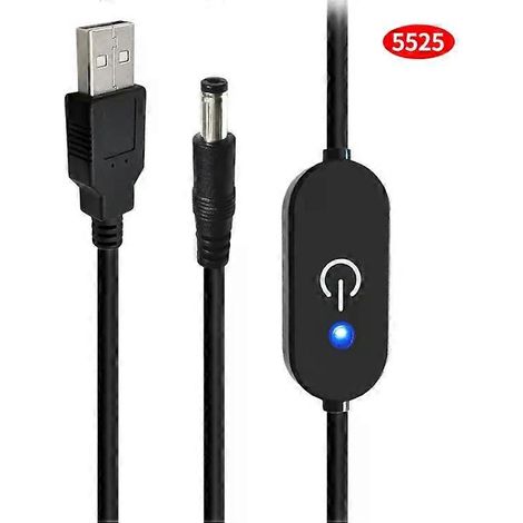 Contrôleur de variateur tactile LED en ligne pour une seule couleur, longueur 100 cm, 5525 vers USB (1/5)