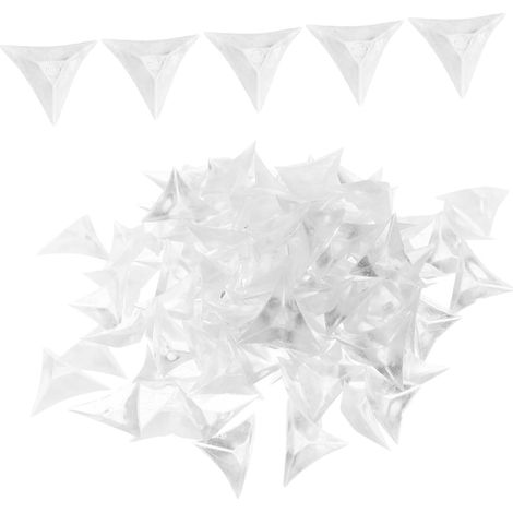 300 protège-coins pour meubles, PVC, triangulaire, pour tables (1/5)