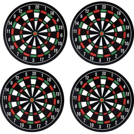 4-teiliges Dartscheiben-Becher-Set