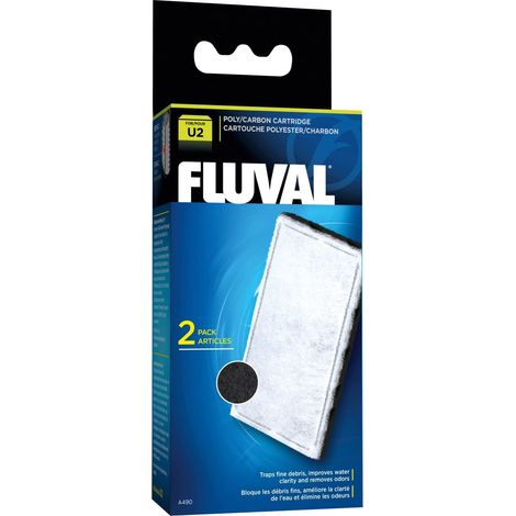 Fluval Accessori per A490 Fluval Stagno Carbone Cartuccia Poliestere Alternativa Attivita Fl U2