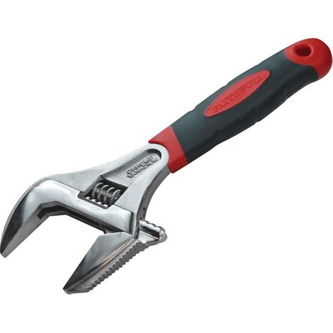 Faithfull Adjustable Spanner Wide Mouth 46mm Capacity 200mm FAIAS200W46 (1/5)