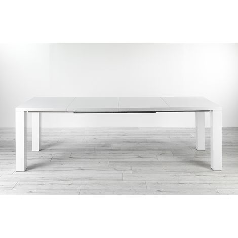Mint Essentials Alexandra Extending White Dining Table 120cm-240cm (1/5)