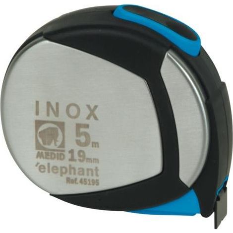 Flexometro MEDID protector inoxidable 5 m. 45195