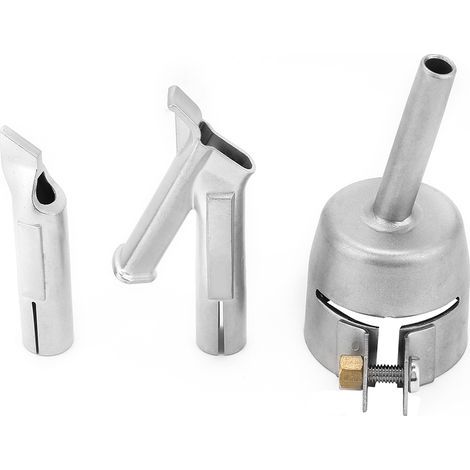 Set mit 3 Ersatz-Schnellanschlussdüsen für Heißluftpistolen, kompatibel mit Heißluftschweißgeräten für Vinyl, PVC und Kunststoff. 5-mm-Schweißspitze aus Edelstahl. (1/5)