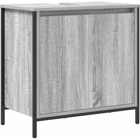 Maison Exclusive - Waschbeckenunterschrank Grau Sonoma 60x34,5x60