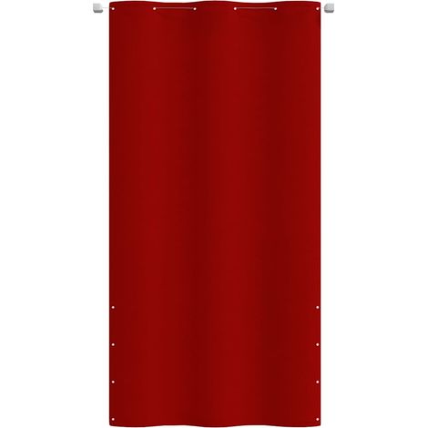 Maison Exclusive - Balkon-Sichtschutz Rot 120x240 cm Oxford-Geweb (1/5)