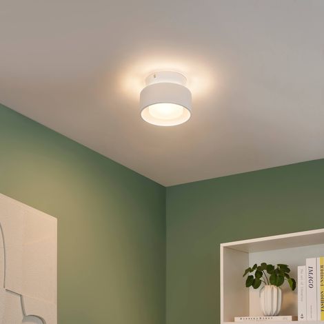 Plafonnier spot blanc IP20 15 cm LED dimmable - Prins (1/5)