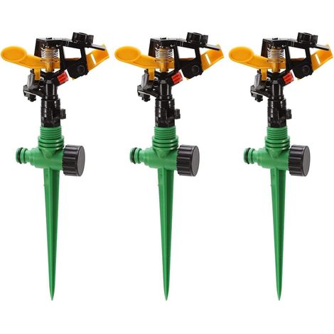 Arroseur de pelouse, balançoire jardin arrosage rond pour arroser plantes fleurs, enfants (3 pièces) (1/4)