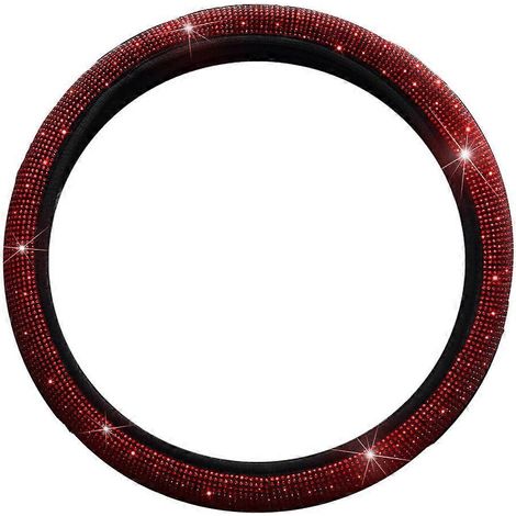 Stück Lenkradbezug, kreativer Lenkradbezug (Rot)-38X38cm-Red (1/3)