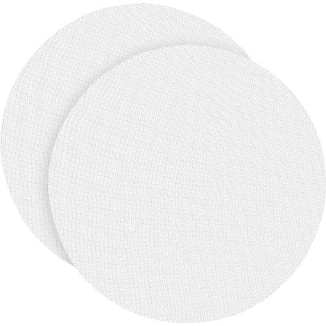 Tapis en Silicone Rond Blanc pour Cuiseur Vapeur Doublures Antiadhésives Réutilisables Distribution Uniforme Vapeur Lot de 2 Feuilles Cuisine Pratique'-'-