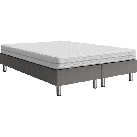 Cama continental Logan 101, Manila 16, Continental, Doble, 180x200, Tapiz, Somieres, 180x200x47cm (1/5)