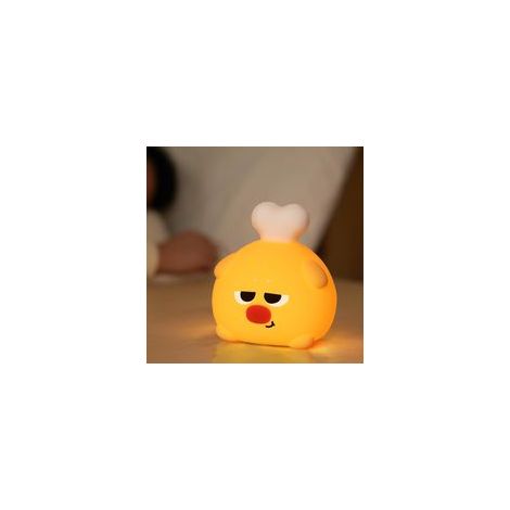 Adorabile luce notturna a LED per bambini, con un dolce design a forma di cucciolo, 3 livelli di luminosità e struttura in silicone alimentare. - Crezuo